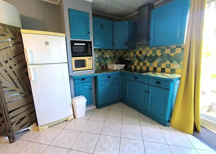 193 Cap D'Agde Residence Hameau, Quartier Falaises, Charmant Studio Avec Parking